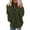 Green, variant on Baqcunre Fleece Women Zip Up, Women's Winter Solid Color Pullover Half Zip Wool Loose Sweatshirt with Pocket 1 Pc Top Blue L