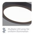 thumbnail image 3 of Wac Lighting Fm-07Rn Round 1 Light 7" Wide Integrated Led Flush Mount Ceiling Fixture -, 3 of 7