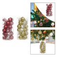 thumbnail image 5 of 30 piezas de adornos de bolas de Navidad, decoraciones colgantes para árboles de Navidad, 6 cm, 5 of 5