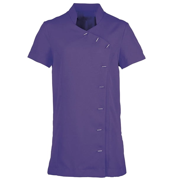 Gibobby Blusa Termica Camisa de mujer de manga corta casual con estilo top camisas(Morado, M)