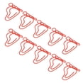 thumbnail image 3 of 100Pcs Trombone, en Acier Inoxydable en Forme de Pied Anti-Dérapant Trombones pour le Document de Bureau de Signet, 3 of 8