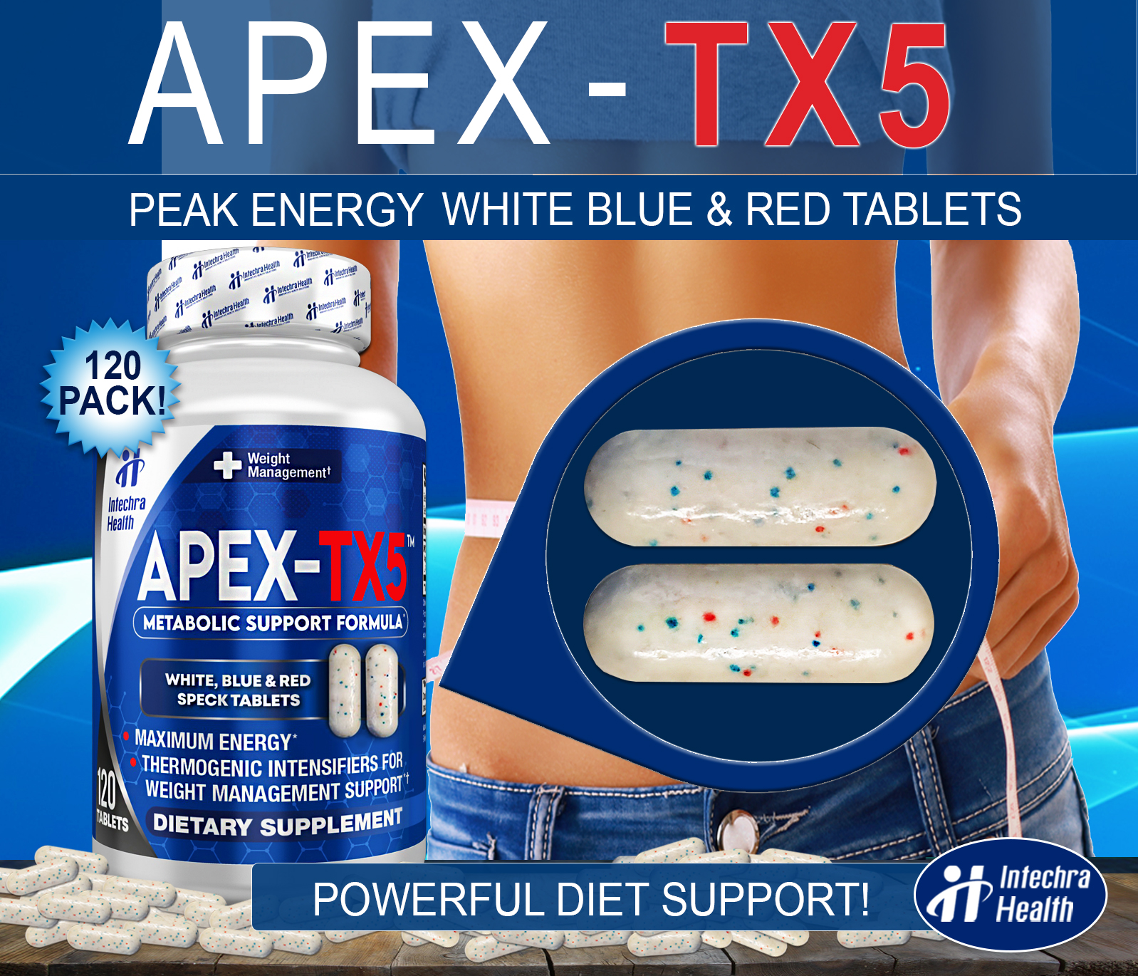 APEX-TX5 Diet Pills - Weight Management & Energy Support, 120 Tablets Per Bottle - image 2 of 7