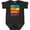 Black Leopard, variant on Eat Sleep Karate Repeat Boys or Girls Baby Bodysuit