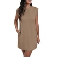 thumbnail image 1 of Vestido Largo Fluido Vestido Casual sin Mangas Suelto de Poliéster, Ligero Y Fluido para Uso Diario Y Salidas de Moda, 1 of 5