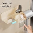 thumbnail image 2 of Accesorios de Baño Soporte para Secador de Pelo de Baño Sin Perforaciones de Montaje en Pared Organizador de Baño Soporte de Almacenamiento de Conducto de Aire, 2 of 6