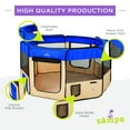 thumbnail image 2 of Zampa Portable Foldable Pet playpen For Large Dogs, Small Puppies & Cats, Water resistant, 2 of 7