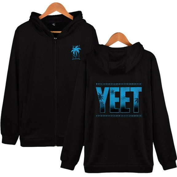 Jey Uso Yeet Zipper Hooded Sweatshirt Hip-hop Clothing Women Men Fashion Zip up Hoodies