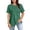 Green, variant on Womens Athletic Tops T Shirt for Women Summer Womens Work Out Shirts Pack Blank Athletic Shirts Women S Tops Short Sleeve Layering Tee Long Sleeve Long Shirt T Blank Green L
