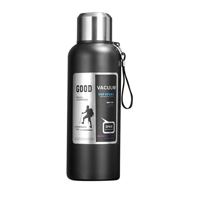 Revestimiento de acero inoxidable 316, olla térmica de acero inoxidable al vacío, taza de aislamiento térmico de gran capacidad portátil para viajes al aire libre para hombres y montañismo