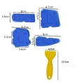 thumbnail image 3 of 15 Silicone Caulking Scrapers Set 9 Pad Variation Marring Proof Surfaces Safe For Kitchen Bathroom Renovations Projects, 3 of 8