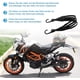 thumbnail image 5 of 2 Piezas Correa de Equipaje con Doble Gancho para Bicicleta Moto, Portaequipaje Elástico con Tensor Ajustable, Tensor Plano con Accesorio de Ganchos (60-110 cm), 5 of 5