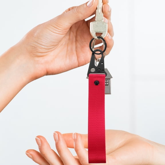 BALAHAPY Keychain Wristlet for Men and Women 2Pcs Durable Fabric Accessory Strap 8.25x1.18x0.24in