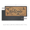 thumbnail image 2 of VHC Brands Buzzy Bees Coir Welcome Rug Rect 17x36, 2 of 5