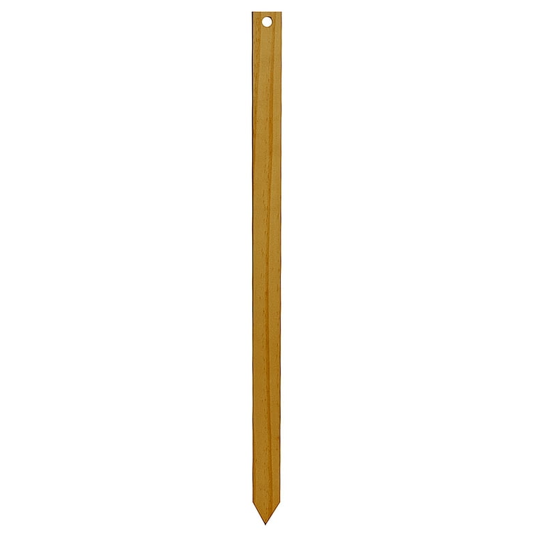 HY-KO 36-Inch Wooden Garden Sign Stake for Outdoor Use, Natural