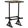 thumbnail image 4 of vidaXL Bar Table Kitchen Table Bistro Table Solid Reclaimed Wood Multicolor, 4 of 28