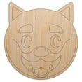 thumbnail image 1 of Husky Dog Face Side Eye Wood Shape Unfinished Piece Cutout Craft DIY Projects - 6.25 Inch Size - 1/4 Inch Thick, 1 of 7
