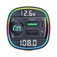 thumbnail image 3 of Binmer Display Voltage Detection Frequency Display Car MP3 Bluetooth Player USB Fast Charger Car FM Transmitter, 3 of 9