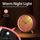 thumbnail image 4 of Reloj Despertador Analógico JALL Súper Silencioso 10 cm con Luz Nocturna Rojo, 4 of 7