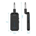 thumbnail image 3 of Sistema de audio inalámbrico AM-5G Wireless 5.8G Guitar System Transmisor y receptor de audio recargables Banda ISM para bajos eléctricos Accesorios de amplificador TOMSHOO Sistema de audio inalámbrico, 3 of 6