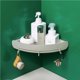thumbnail image 3 of Injueey Estante de esquina Triangular sin perforaciones estante de almacenamiento estantes organizador soporte adhesivo accesorio de baño Juegos de accesorios de baño Gris, 3 of 6