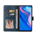 thumbnail image 3 of (Blue)For Huawei P Smart Z GQUTROBE Skin Feel Magnetic Leather Phone Case, 3 of 5