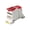 Red, variant on 125A Electric Split Din Rails Terminals Block Junction Box Single Stage Splitter Box Electrical Wire Connector Easy to Use