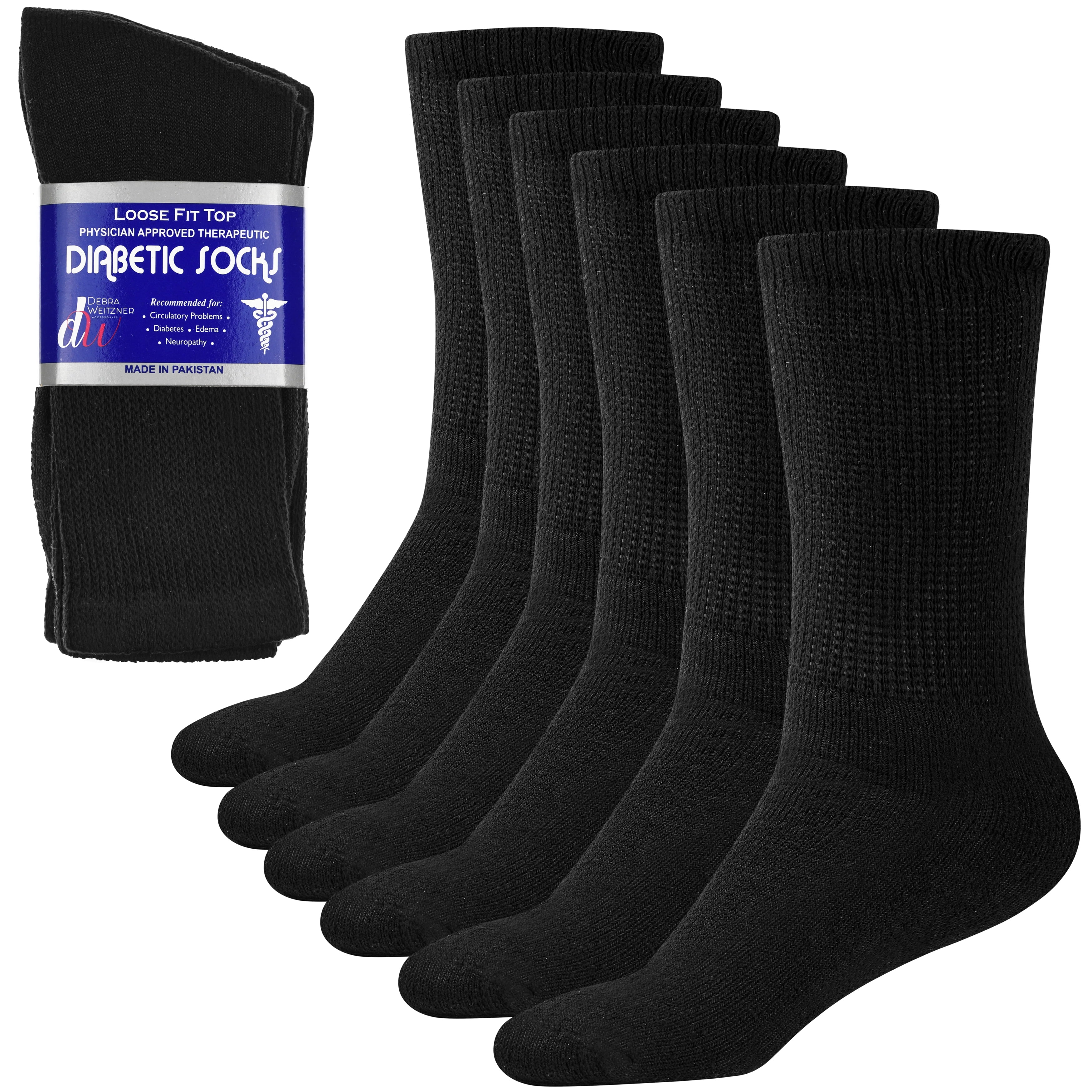Mens Socks Combed Cotton Comfortable Classic Patterned Dress Socks Size 6-11 6 Pack 