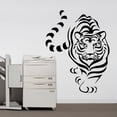thumbnail image 2 of Adhesivo de pared innovador, impermeable y extraíble con forma de tigre, 2 of 2