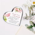 thumbnail image 5 of Heartfelt Inspirational Acrylic Heart Plaque 3.9X3.9 Inch Perfect Thank You & Appreciation Gift For Coworkers Bossses And Mentors Premium Clear Durable Acrylic Desk Decor Sentimental Keepsake, 5 of 5
