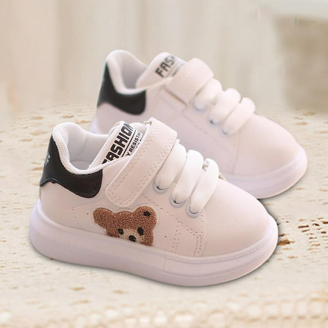 Zapatillas de deporte transpirables para bebés, zapatos planos, impermeables, zapatillas de cuna con gancho y bucle, zapatos para caminar para niños, , Negro 16cm Hugo zapatillas infantiles