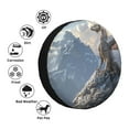 thumbnail image 4 of Rateoe Silver Dragon Mountain Peaks Pattern Tire Cover Wheel Protectors Weatherproof Wheel Covers Universal Fit for Trailer Rv SUV Truck Camper Travel Trailers Accessories-14 inch, 4 of 6