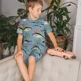 thumbnail image 4 of Balery Various Wild Sea Fish Conjunto de Pijama Infantil de Manga Corta con Estampado – Ropa de Dormir de Algodón Suave-3X-Large, 4 of 6