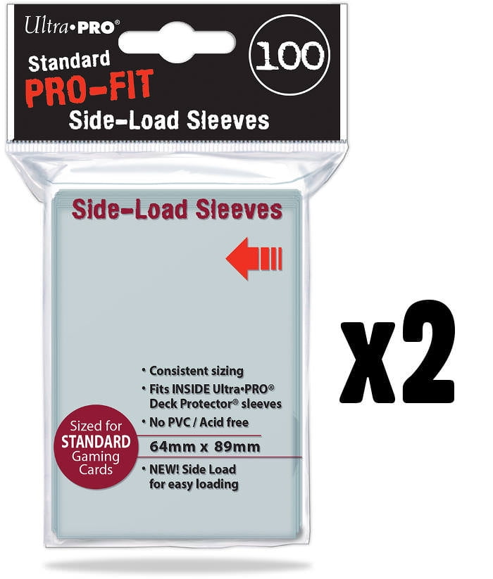 100 Ultra Pro Standard Pro-Fit Side Load Sleeves 1 Pack Magic Pokemon New Sealed 