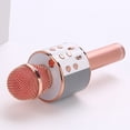 thumbnail image 3 of WS858 Mobile Phone Karaoke Microphone Wireless Bluetooth Capacitor Microphone Audio black Karaoke microphone, 3 of 5