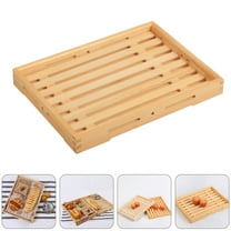 DINHEAROM Sweet Tray Wooden Khaki 1Pc 15X11In