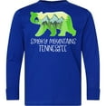 thumbnail image 3 of Inktastic Smoky Mountains, Tennessee Mountains and Bear Shape Long Sleeve Youth T-Shirt, 3 of 5