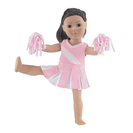 18 Inch Doll Pink Cheerleader Outfit | Clothes Fit 18