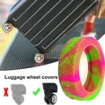 thumbnail image 4 of Dinheiro 8 paquetes de fundas de silicona para ruedas de equipaje, funda protectora de repuesto para ruedas de maleta, 8 fundas de goma para ruedas giratorias, 4 of 7