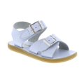 thumbnail image 2 of Sandalias FOOTMATES Tide de cuero impermeables para niños, azul claro 1, 2 of 7