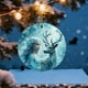 thumbnail image 4 of Adorno navideño de un reno en un cuento de hadas, Coraje y Magia, Adorno decorativo navideño, Regalo de Navidad, Adorno de ánimo, Adorno personalizado para mujer, Azul, 4 of 6