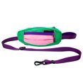 thumbnail image 1 of Laisse de Chien Réglable Longueur Poignée Laisse Élastique avec Pochette pour la Marche de Course à Pied de Jogging Course à Pied, 1 of 9
