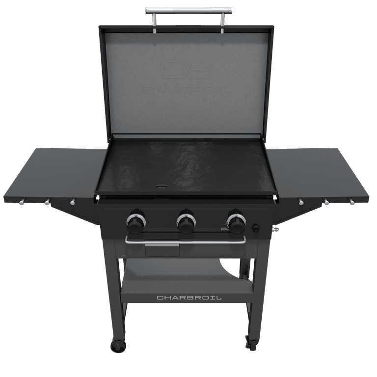 Char Broil 3 Burner Flat Top Gas Griddle with Removable Grease Tray
