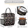 thumbnail image 5 of Pioneer Flower Floral Print Pattern Womens Lunch Box for Work,Insulated Large Lunch Bag,Leakproof Adult Lunch Bag for Work,Beach,Travel,Picnic,Camping, 5 of 6