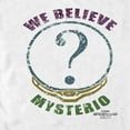 thumbnail image 2 of Men's Marvel Spider-Man: No Way Home We Believe Mysterio Distressed Graphic Tee White X Large, 2 of 5