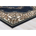thumbnail image 6 of Allstar 8x10 Traditional Area Rug in Blue with Ivory French Aubusson design (7' 9" x 10' 1"), 6 of 8
