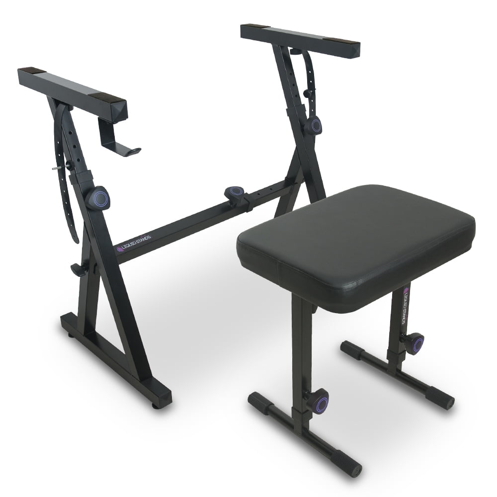 Liquid Stands Keyboard Stand Keyboard Stand and Bench Set Piano
