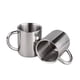 thumbnail image 1 of Tazas de café IMEEA para acampar, 300 ml, acero inoxidable, juego de 2, 1 of 9