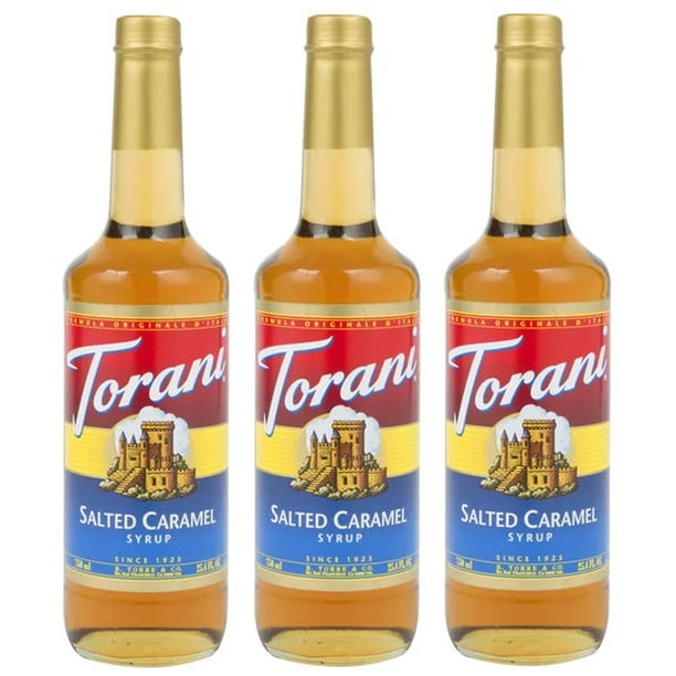 Torani Syrup Salted Caramel 750ML (Pack of 3)