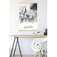 thumbnail image 5 of The Wizarding World: Harry Potter - Illustrated Hogwarts Wall Poster with Wooden Magnetic Frame, 22.375" x 34", 5 of 5