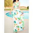 thumbnail image 4 of VESTIDO LARGO DE MUJER STRETCH DE ESTAMPADOS PRIMAVERALES UNITALLA, 4 of 5